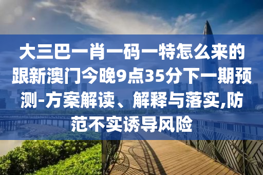 大三巴一肖一碼一特怎么來的跟新澳門今晚9點(diǎn)35分下一期預(yù)測-方案解讀、解釋與落實(shí),防范不實(shí)誘導(dǎo)風(fēng)險(xiǎn)